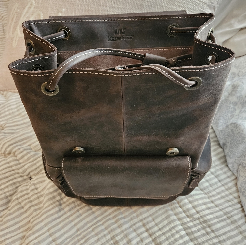 Leather MegaGear Backpack